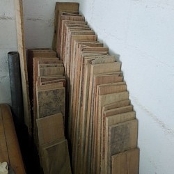 Refurbished pine wood